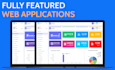 develop custom web application and business application