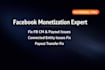 solve fb cm monetization, payout and connected entity issues in 3 days