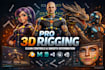 rig your 3d model with clean controls and smooth deformation