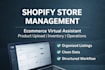 be your ecommerce virtual assistant for shopify