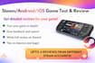 do game app QA review steam web app manual testing andriod IOS app bug report
