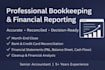 do bookkeeping, reconciliations, and financial reporting