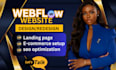 design and develop webflow website, figma to webflow, responsive webflow landing