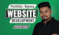 do personal portfolio or agency website development with ai chatbot