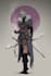 create fantasy female, dnd illustration