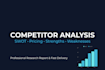 do detailed online research and competitor analysis
