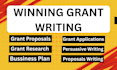 do grant writing proposals writing small business grant and grant application