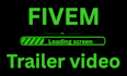 create 4k fivem loading screen, cinematic fivem trailer video, video game