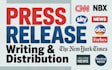 write music press release, distribute press release, submit music press release