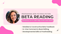 be your alpha reader and beta reader, romance beta reader, beta reader fantasy