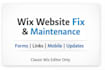 fix issues and maintain your wix website