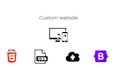 create a custom static website from scratch