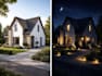 convert your day image to realistic night scene with lighting