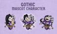 create a unique gothic mascot character