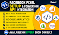 setup meta facebook pixel conversion API server side tracking,fix meta pixel,ga4