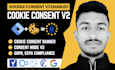 fix, setup google consent mode v2, cookie consent banner, gdpr, ga4, cookiebot