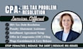 resolve irs issues, irs tax problems, tax debt and help reduce irs penalties