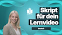 write your professional german learning video script