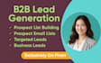 verified b2b lead generation targeted b2b  business linkedin leads