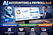 develop saas ai bookkeeping conversational ai website, ai payroll automation web