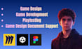 help you with unity, game design and gdd support