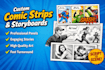 create custom comic strips and storyboards