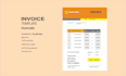 do professional letterhead custom invoice template and PDF