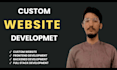 create custom python django website