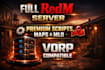 develop full redm server, dayz, fivem server with premium scripts, maps and mlo