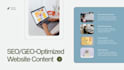 write SEO and GEO optimized website content that converts