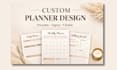 create aesthetic planner and journal designs