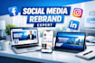 create, revamp your facebook profile and linkedin profile