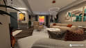 create elegant luxury interior design with realistic 3d renderings