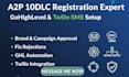 set up a2p 10dlc registration for twilio and gohighlevel SMS compliance