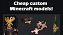 make a minecraft 3d model for you