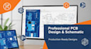professionally design pcb layout, pcb design schematics design on altium