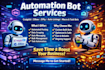 build craigslist bot, zillow bot, zifty bot,auto listing bot,macro bot, task bot