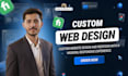 design PSD website or figma web template and do UI UX mockup