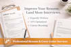 write a professional ats resume and cover letter