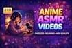 make premium ai  aesthetic animation for relaxing asmr faceless channels