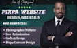 pixpa website design pixpa website redesign pixpa website development