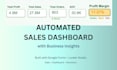create an automated sales dashboard