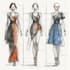 create detailed technical flat sketch of any garment