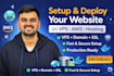 setup and deploy your website on vps with domain and SSL