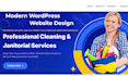 build a cleaning business website in wordpress