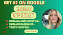 improve da DR tf using manual SEO backlinks