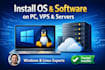 fix or install windows 11 or ubuntu os on rdp, PC, laptop, vps, dedicated server