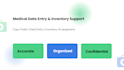 do medical data entry and organizing your  inventory