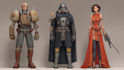 create scifi, fantasy, superhero character design