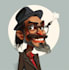 draw artistic cartoon caricatures